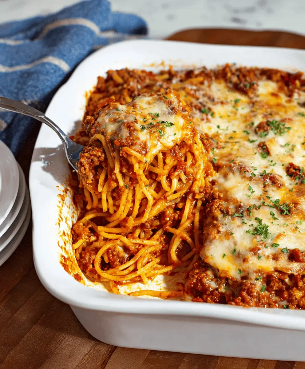 Easy Million-Dollar Spaghetti Casserole Recipe