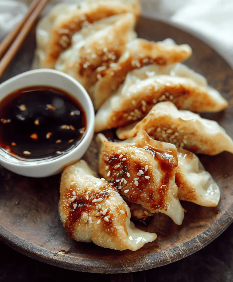 Easy Sesame Chicken Potstickers Recipe