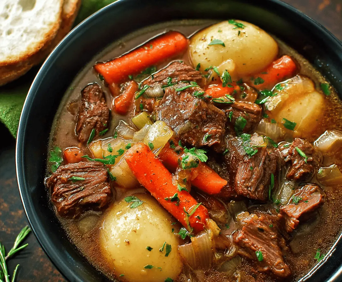 Easy Crock Pot Beef Stew Recipe for Comfort Meals