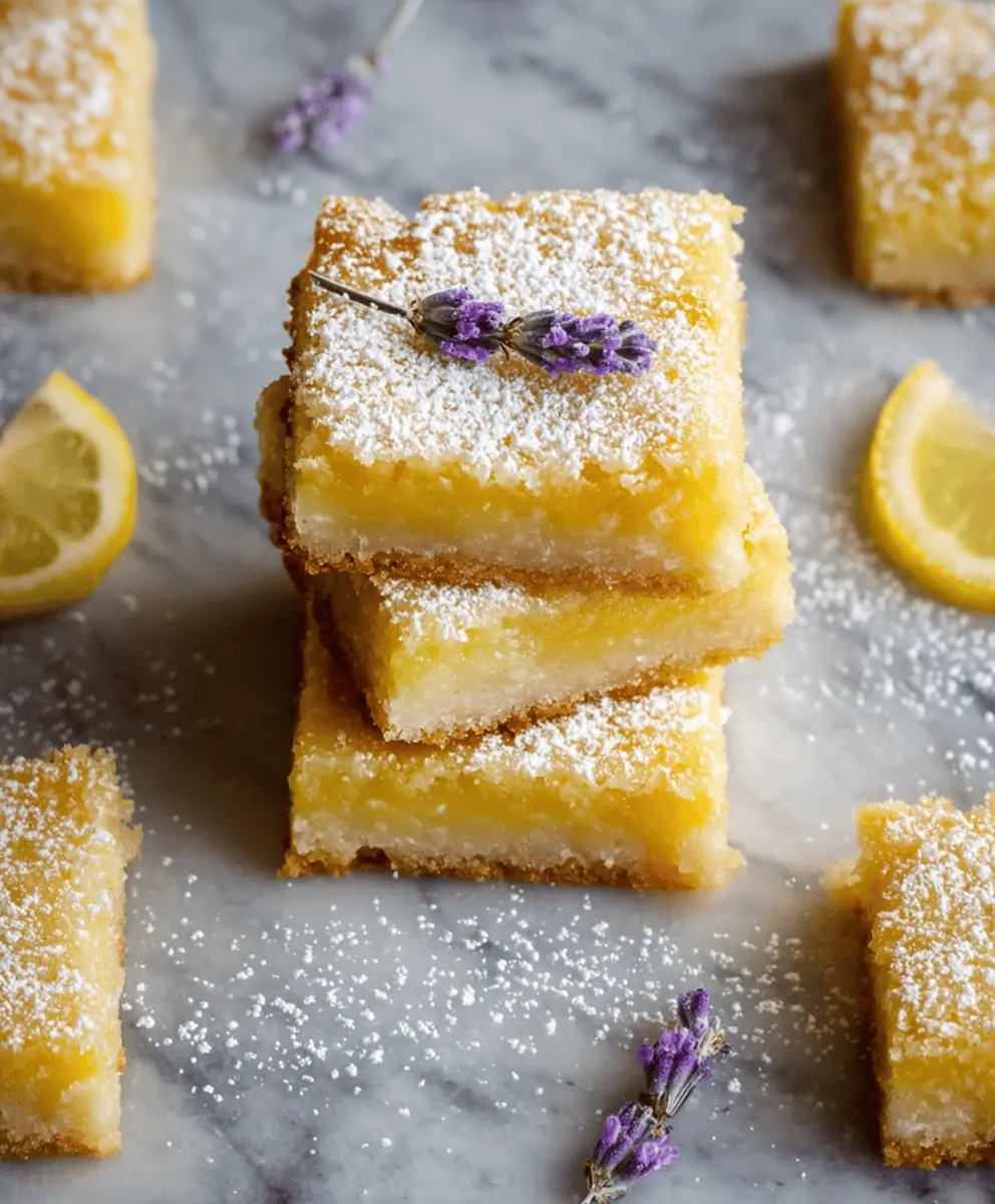 Easy Zesty Lemon Bars That Melt in Your Mouth