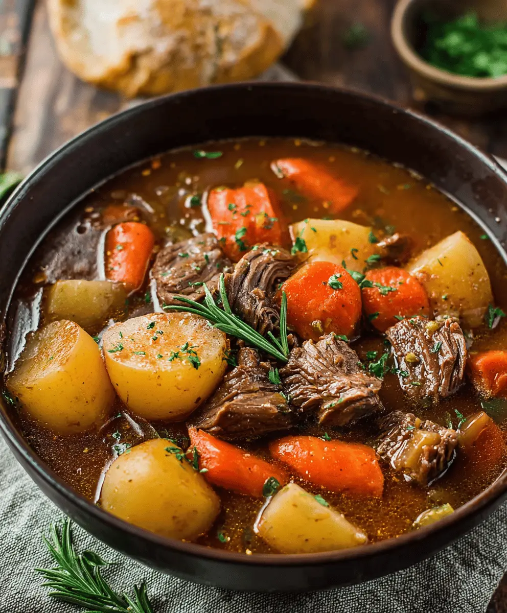 Easy Crockpot Beef Stew Recipe for Cozy Nights
