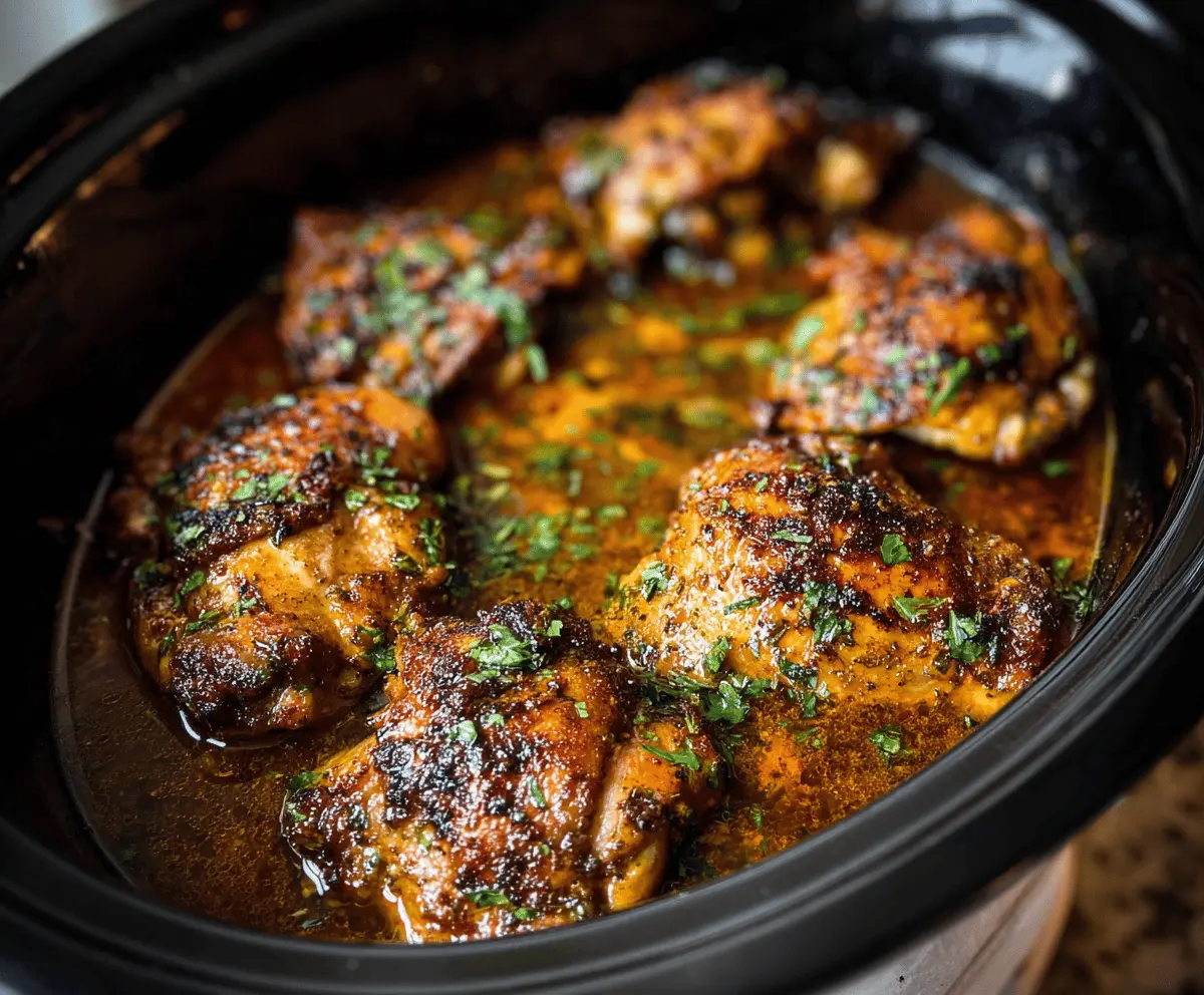 Easy Crock Pot Chicken Thighs Recipe