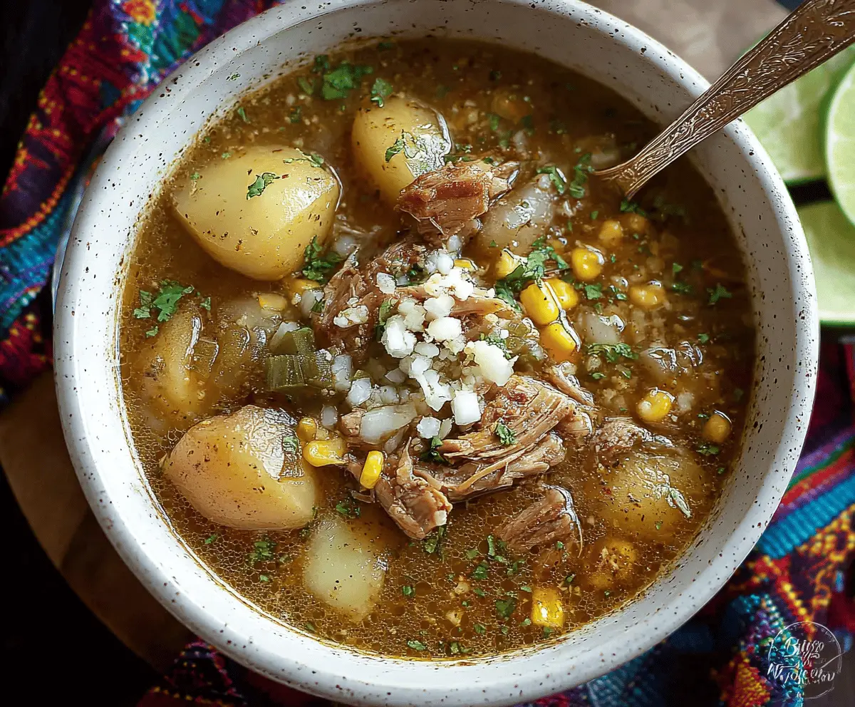 Cozy Pork Green Chili Stew Recipe for Easy Comfort Meals