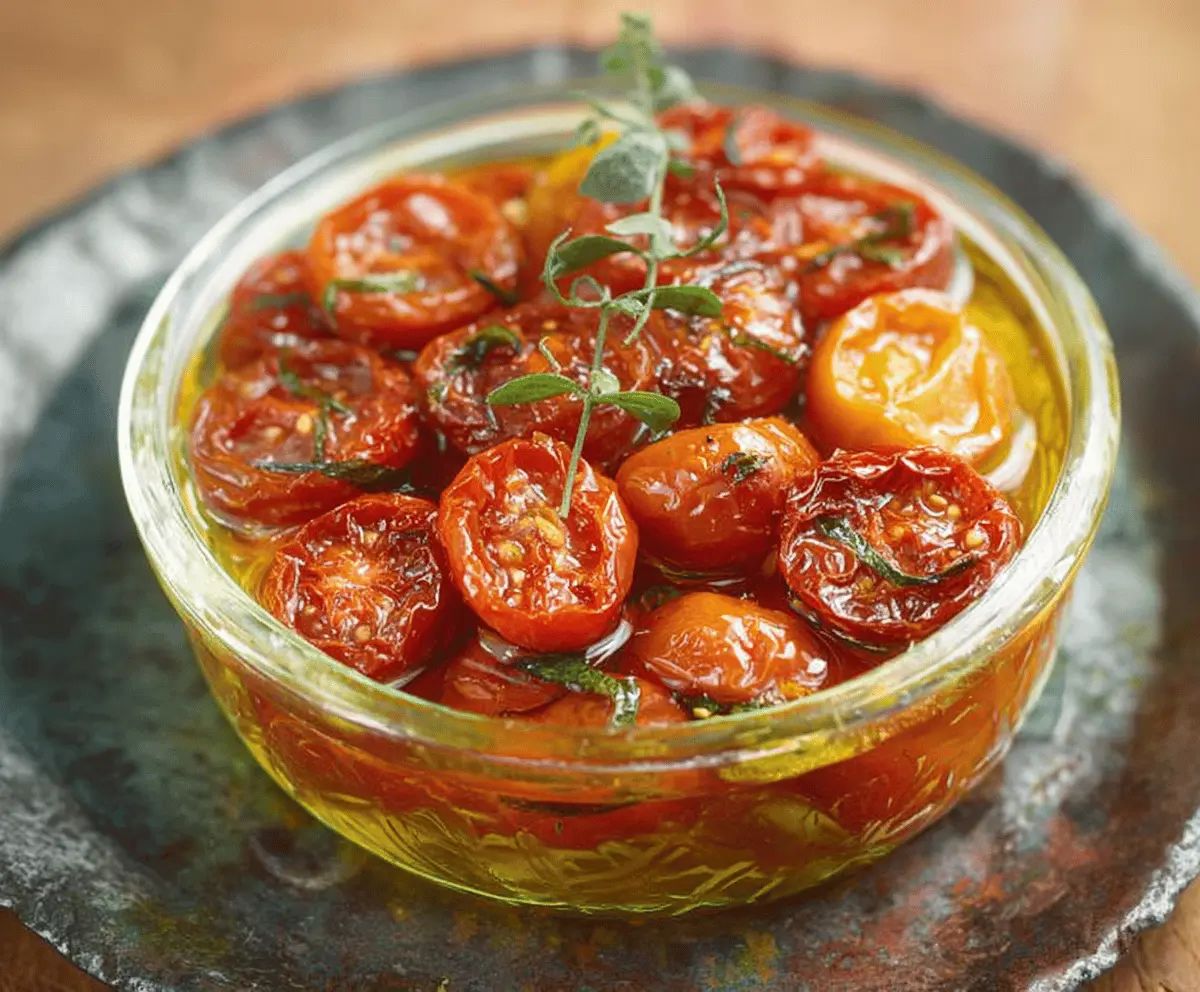 Easy Candied Tomatoes in Olive Oil Recipe