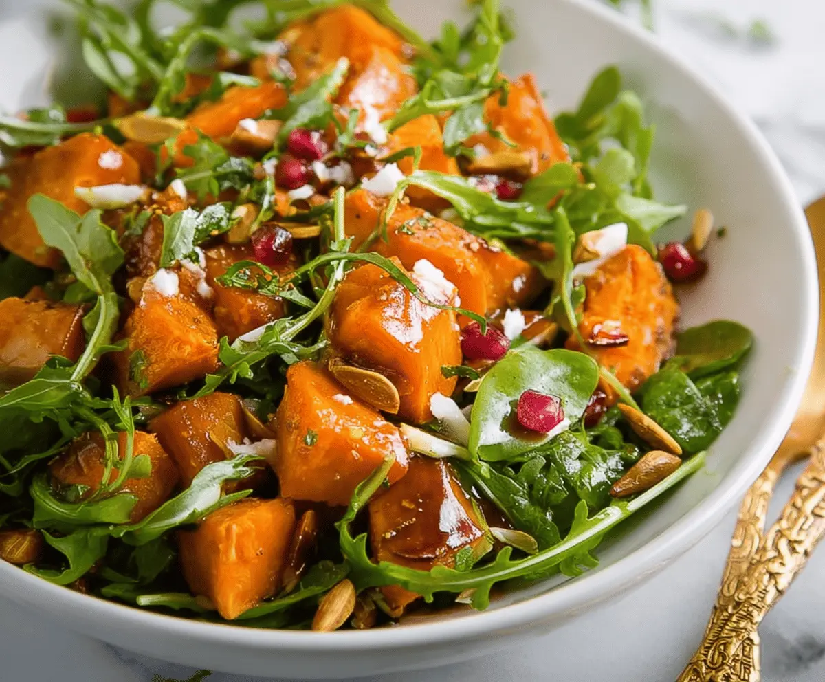 Easy Roasted Sweet Potato Salad Recipe