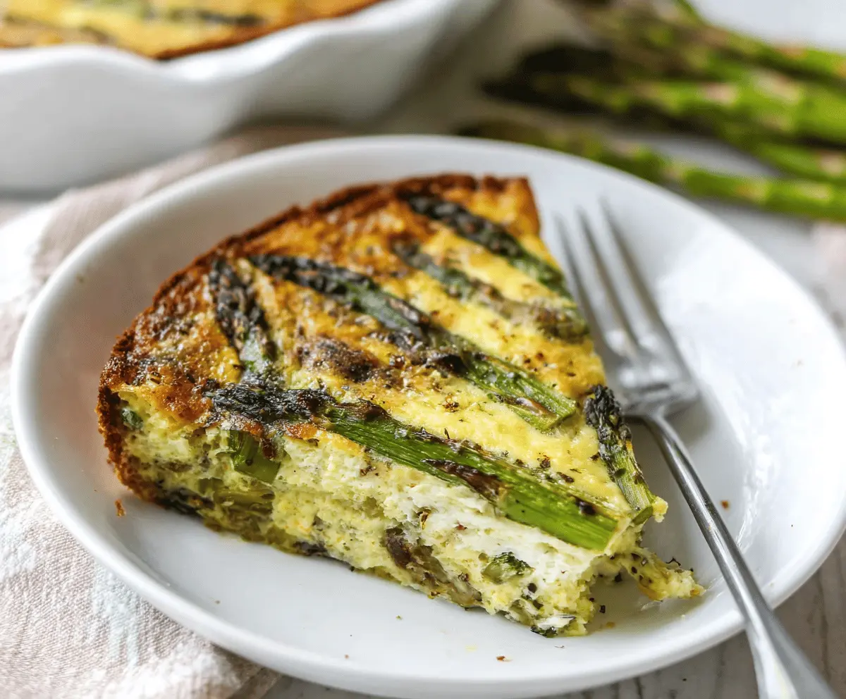 Low Carb Asparagus Quiche Recipe for Healthy Mornings