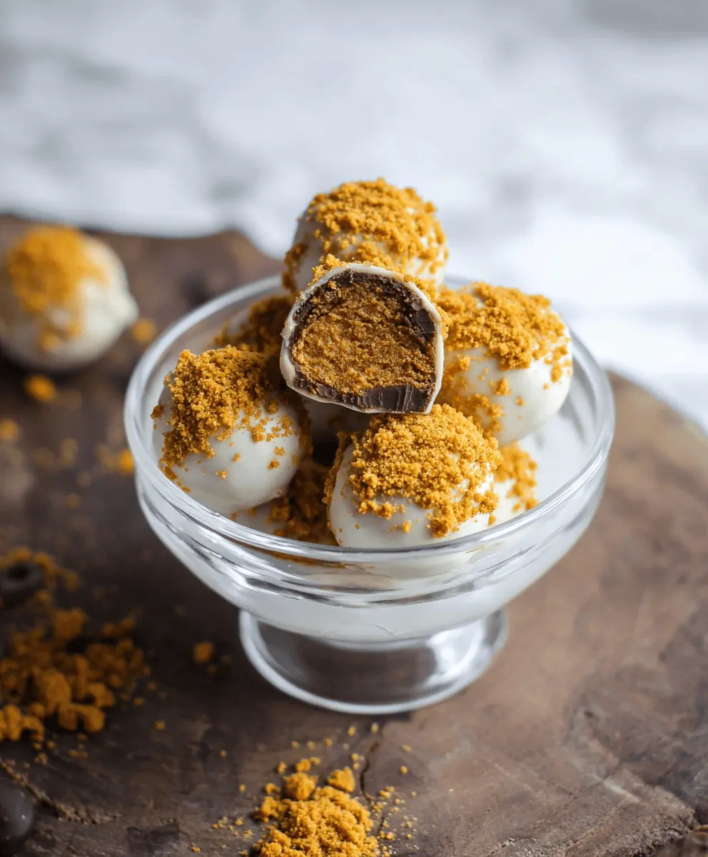 Easy Pumpkin Biscoff Truffles Recipe