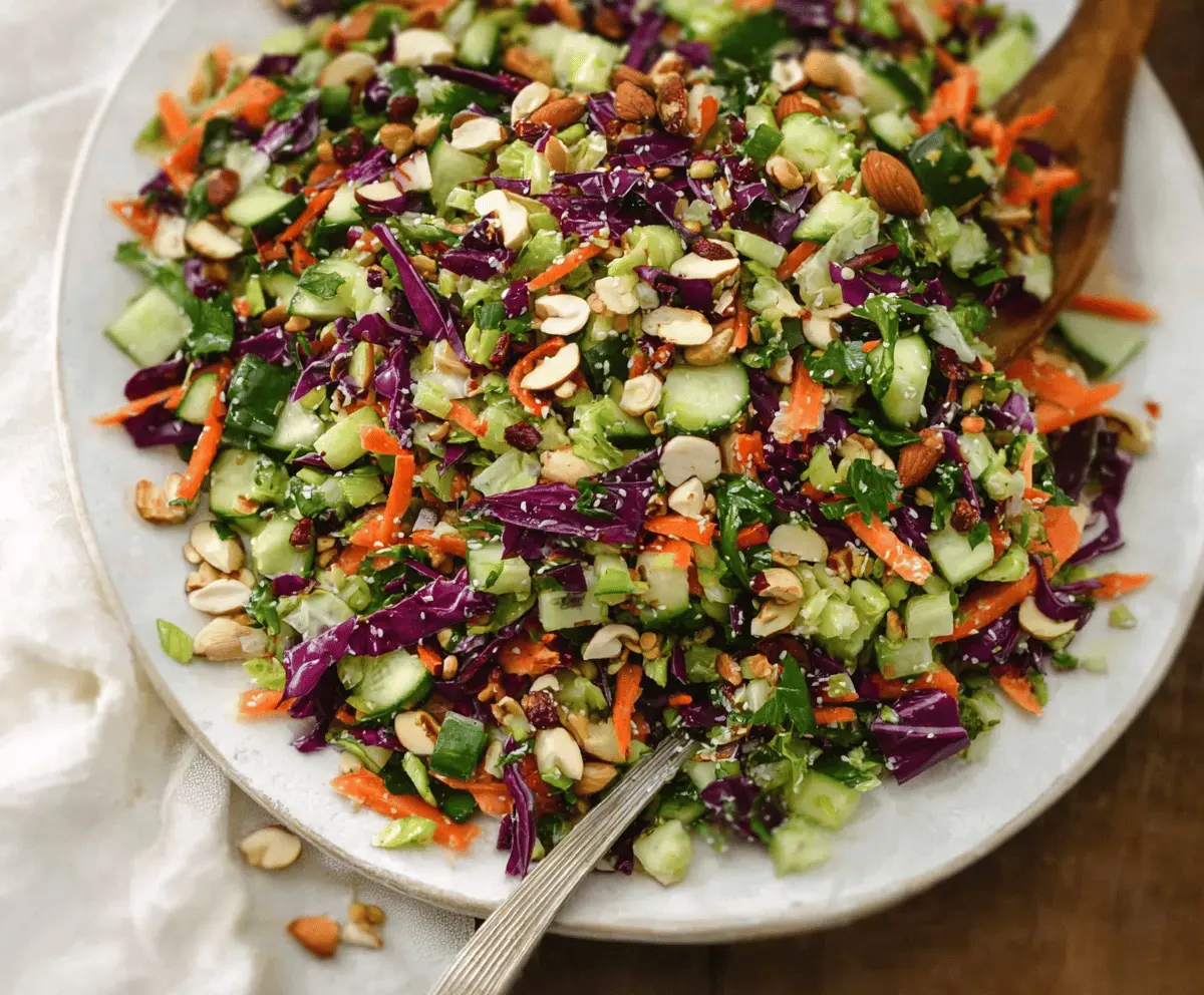 Crunchy Detox Salad for Clean Eating