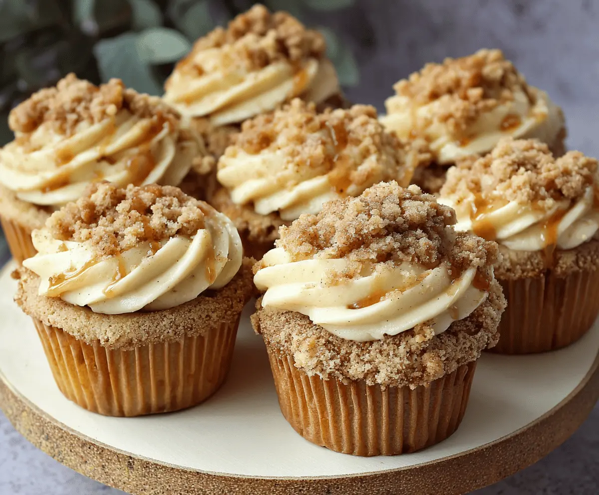 Easy Apple Crumble Cupcakes Recipe