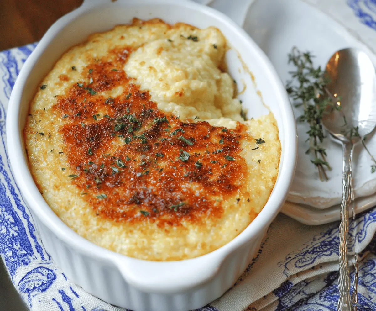 Baked Gouda Cheese Grits