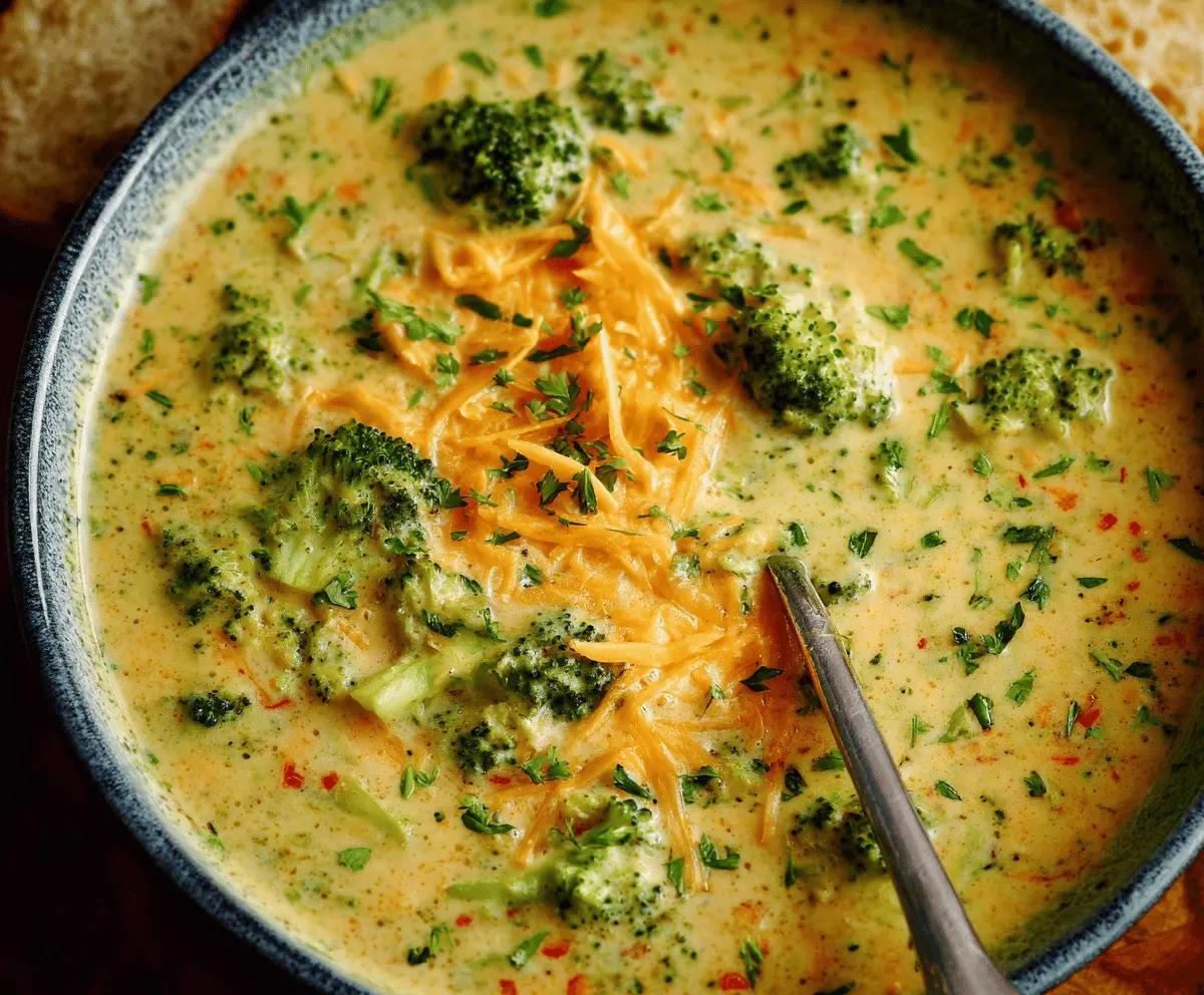 Broccoli Cheddar Soup