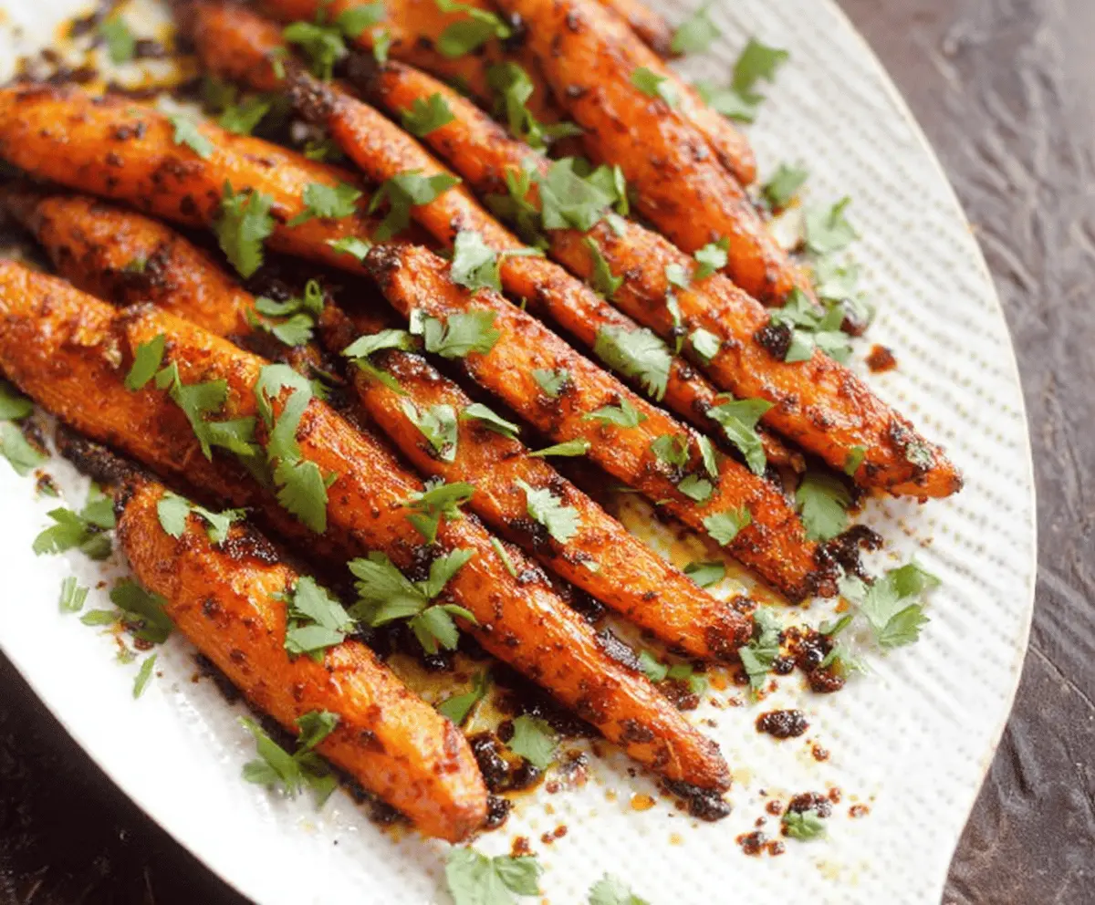 Chili Roasted Carrots