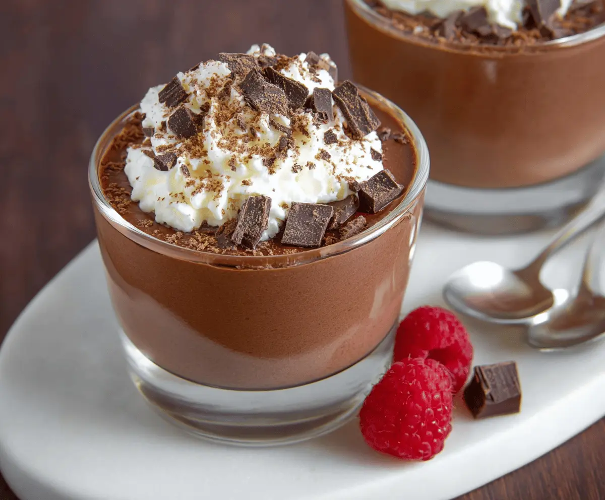 Cottage Cheese Chocolate Mousse Recipe