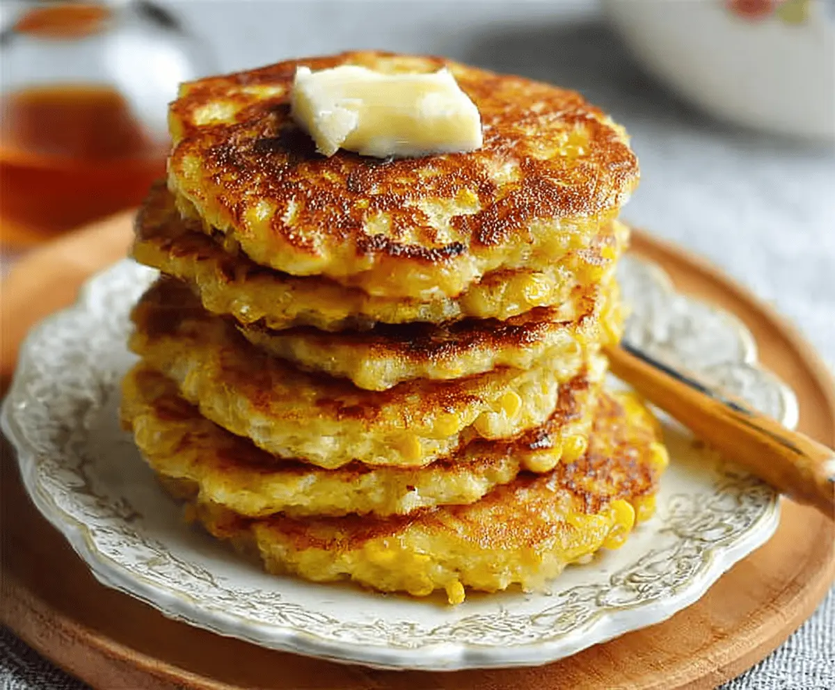 Easy Homemade Griddle Corn Cakes