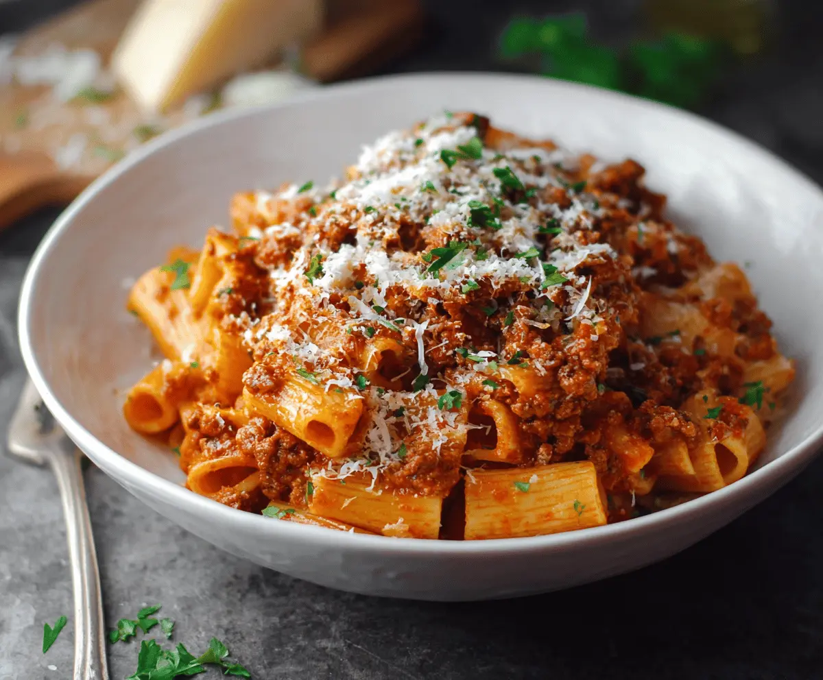 Easy Pumpkin Ragu Pasta Sauce