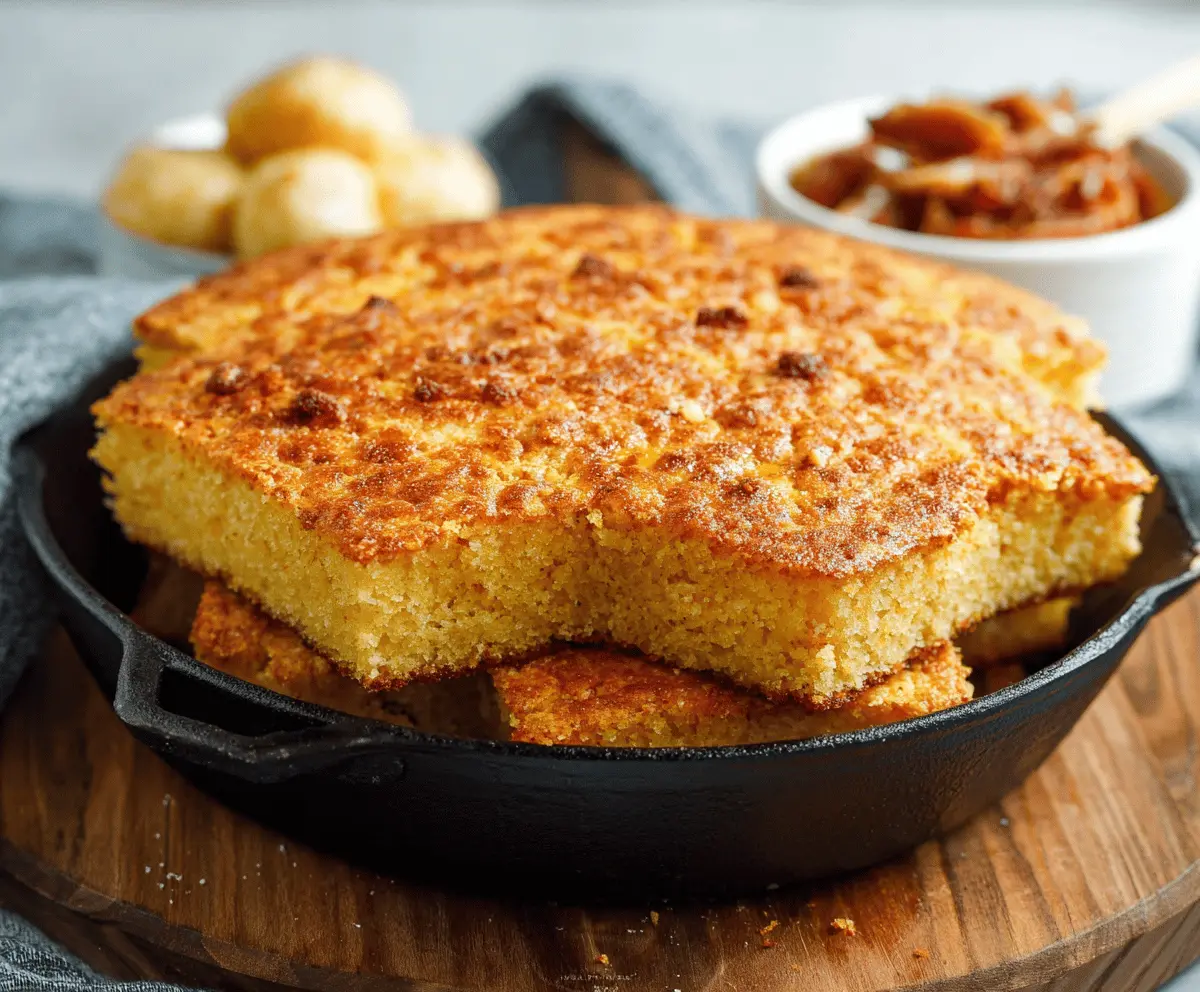 Homemade Crackling Cornbread