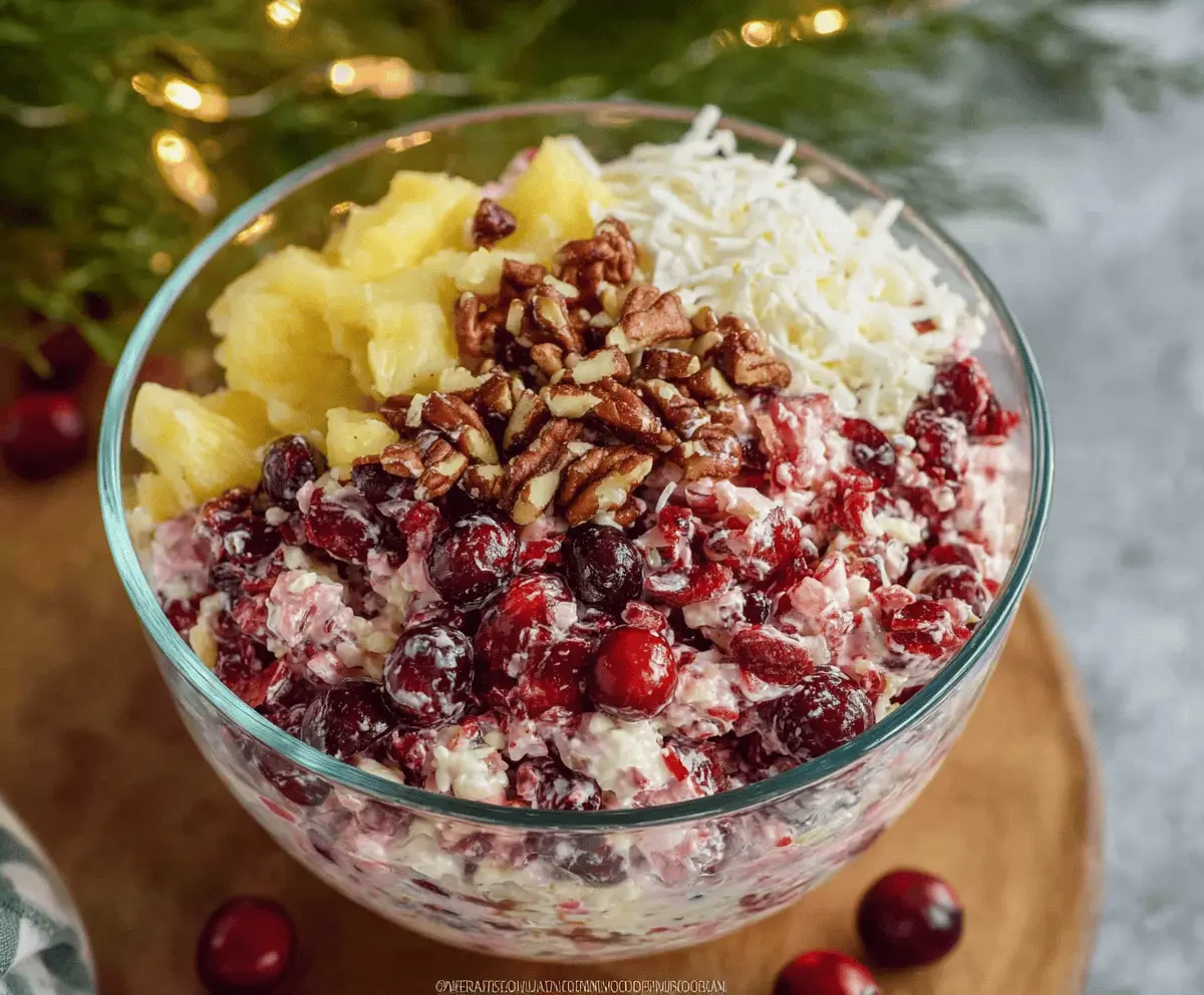 Millionaire Cranberry Salad