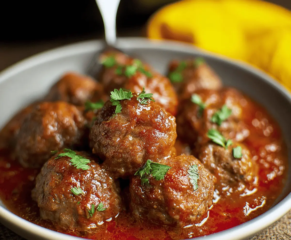 Mississippi Meatballs Recipe for Slow Cooker Potluck