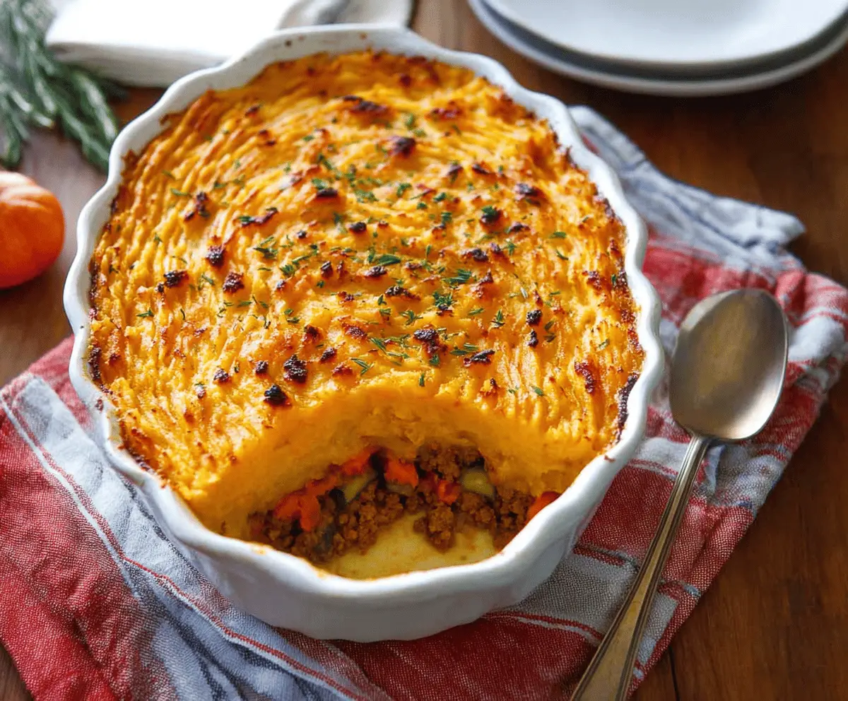 Pumpkin Shepherd’s Pie