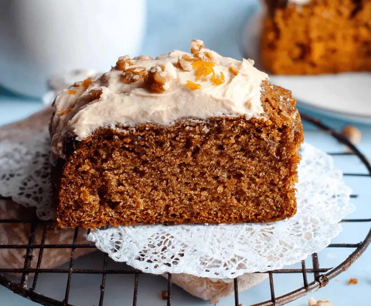 Carrot Date Spice Cake