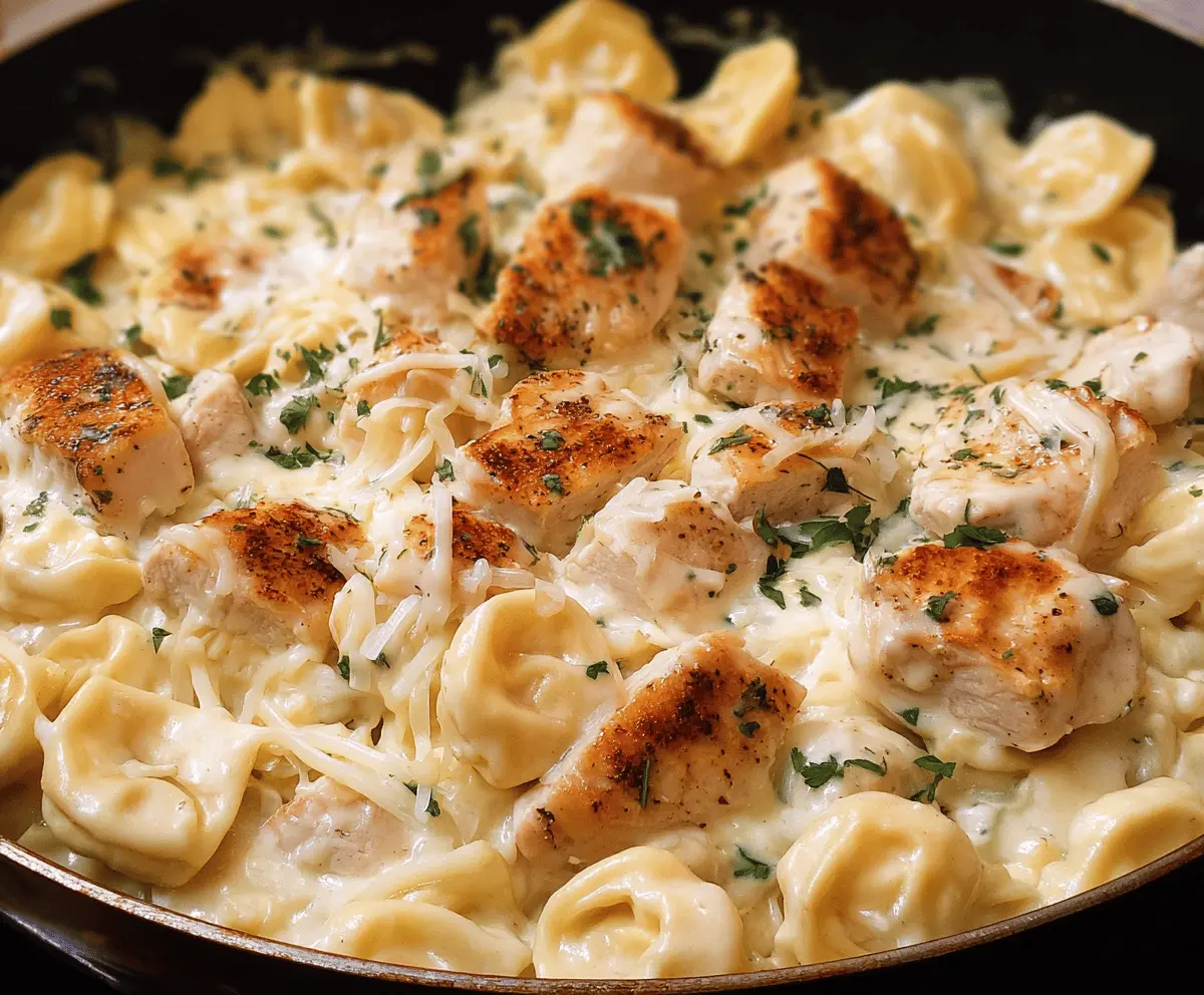 Chicken Tortellini Alfredo