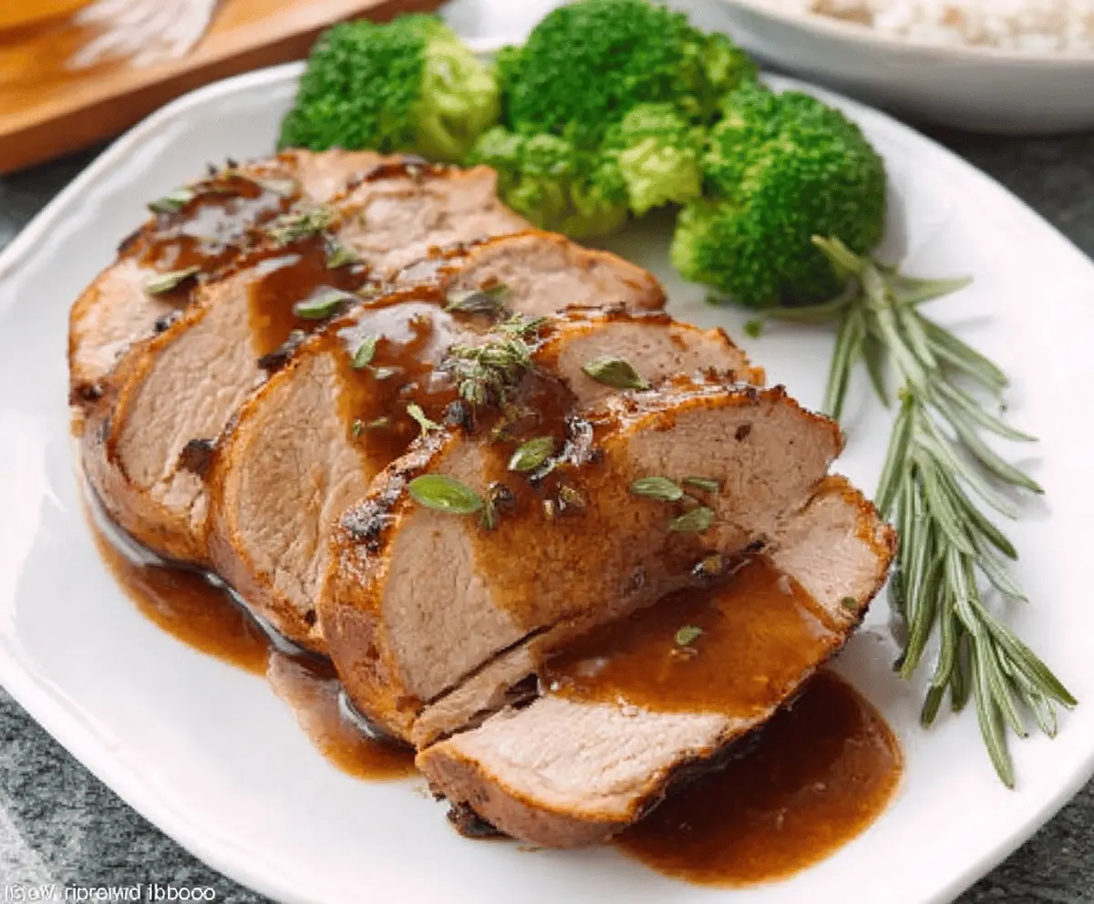 Crock Pot Pork Loin with Gravy Recipe