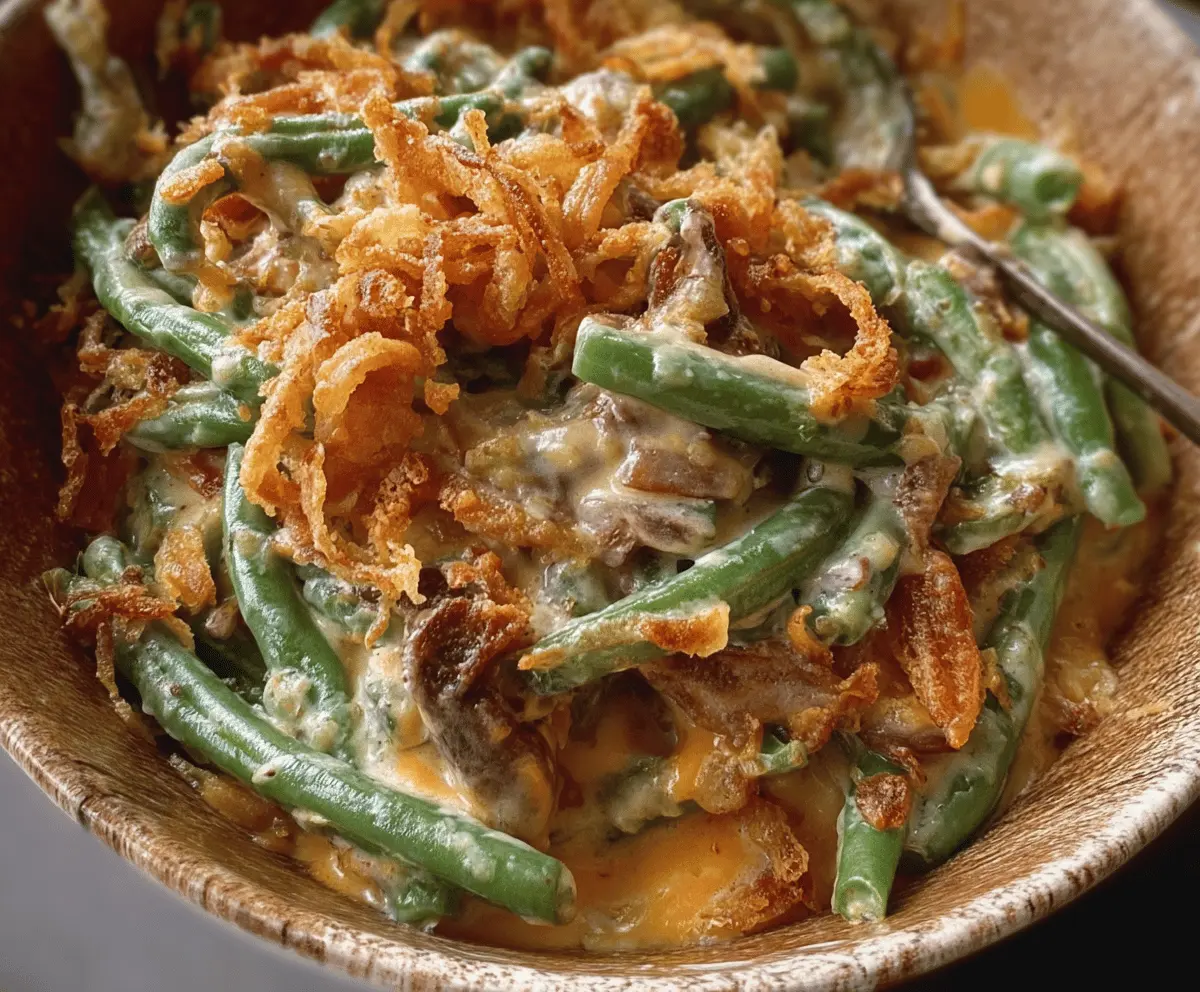 Homemade Green Bean Casserole