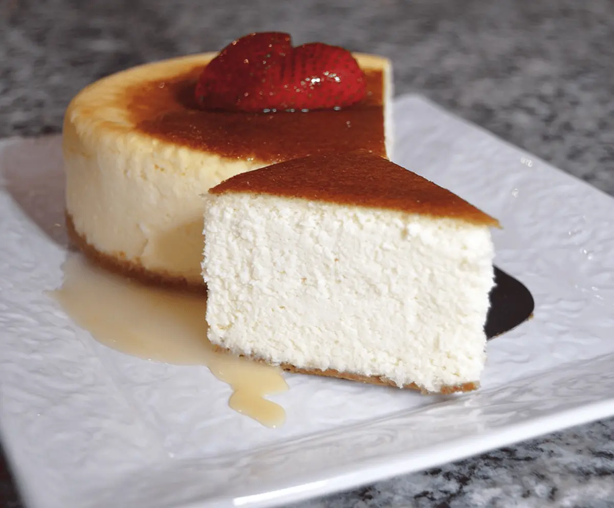 Homemade New York Style Cheesecake