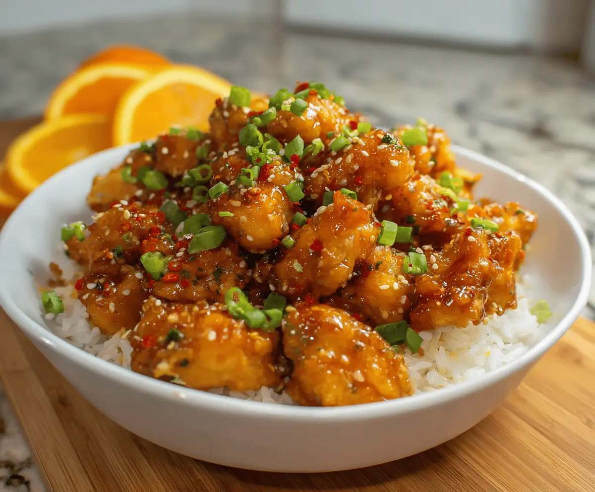 Homemade Orange Chicken Recipe