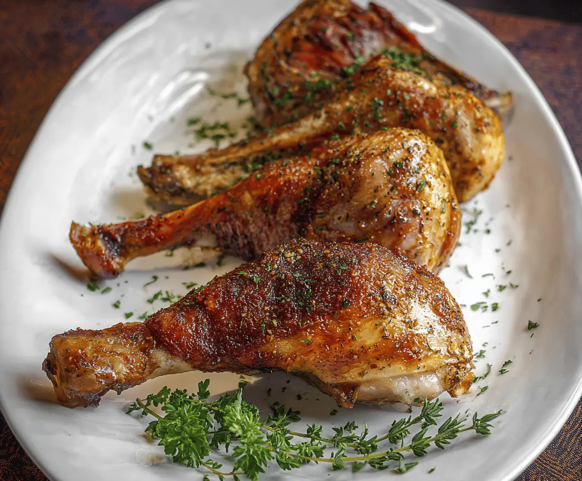 Roasted Turkey Legs