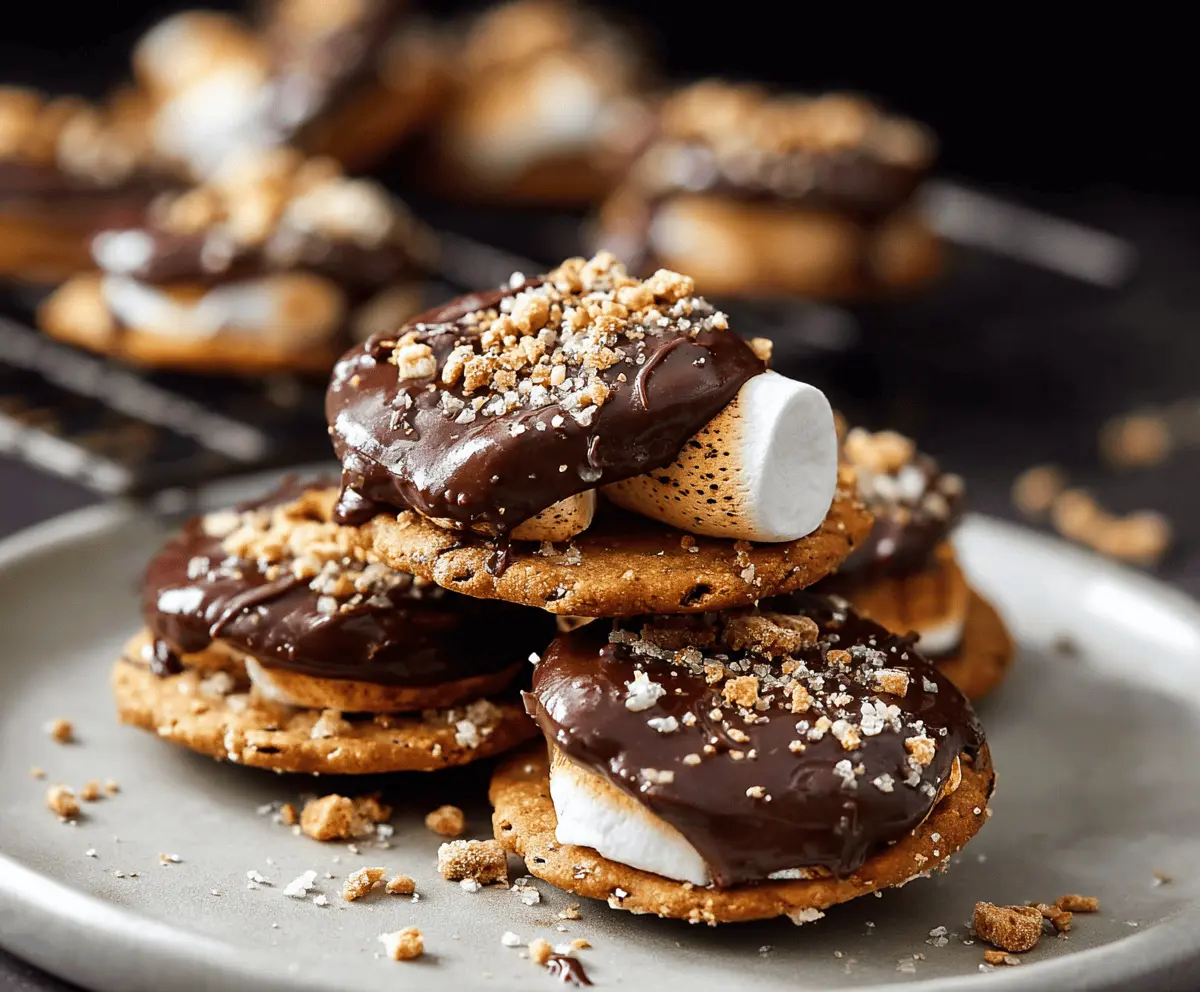 S’mores Cracker Cookies