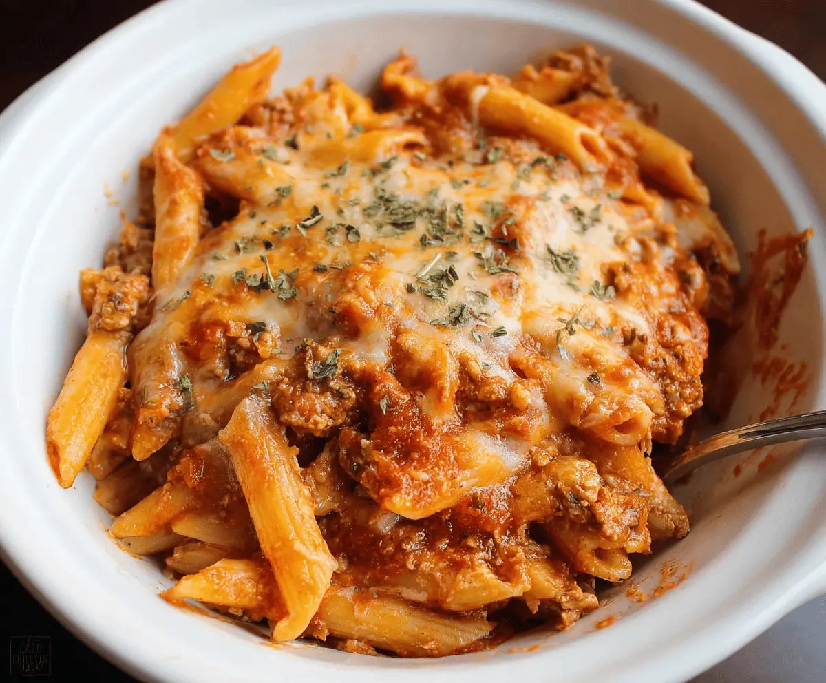 Slow Cooker Baked Ziti