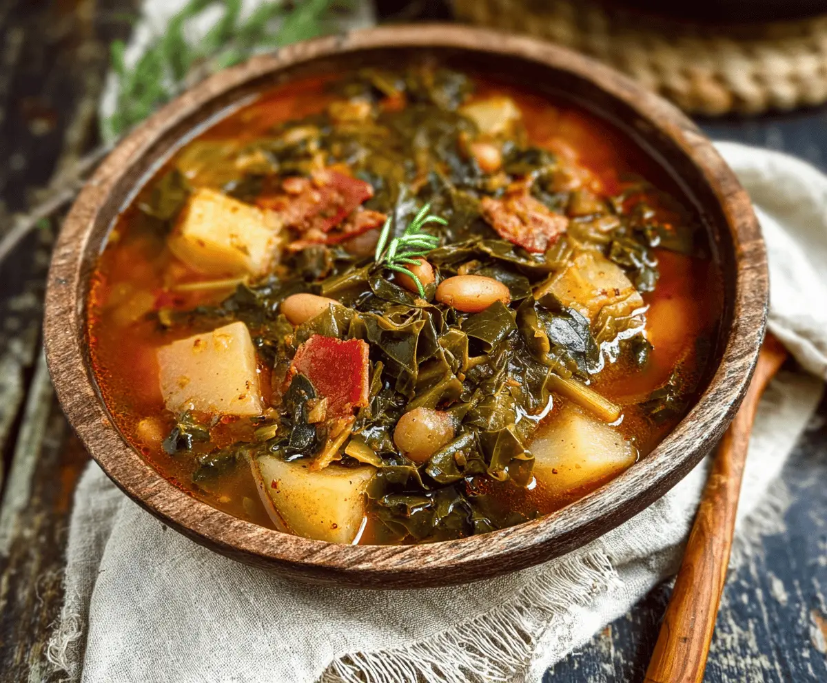 Southern Collard Green Potato Stew