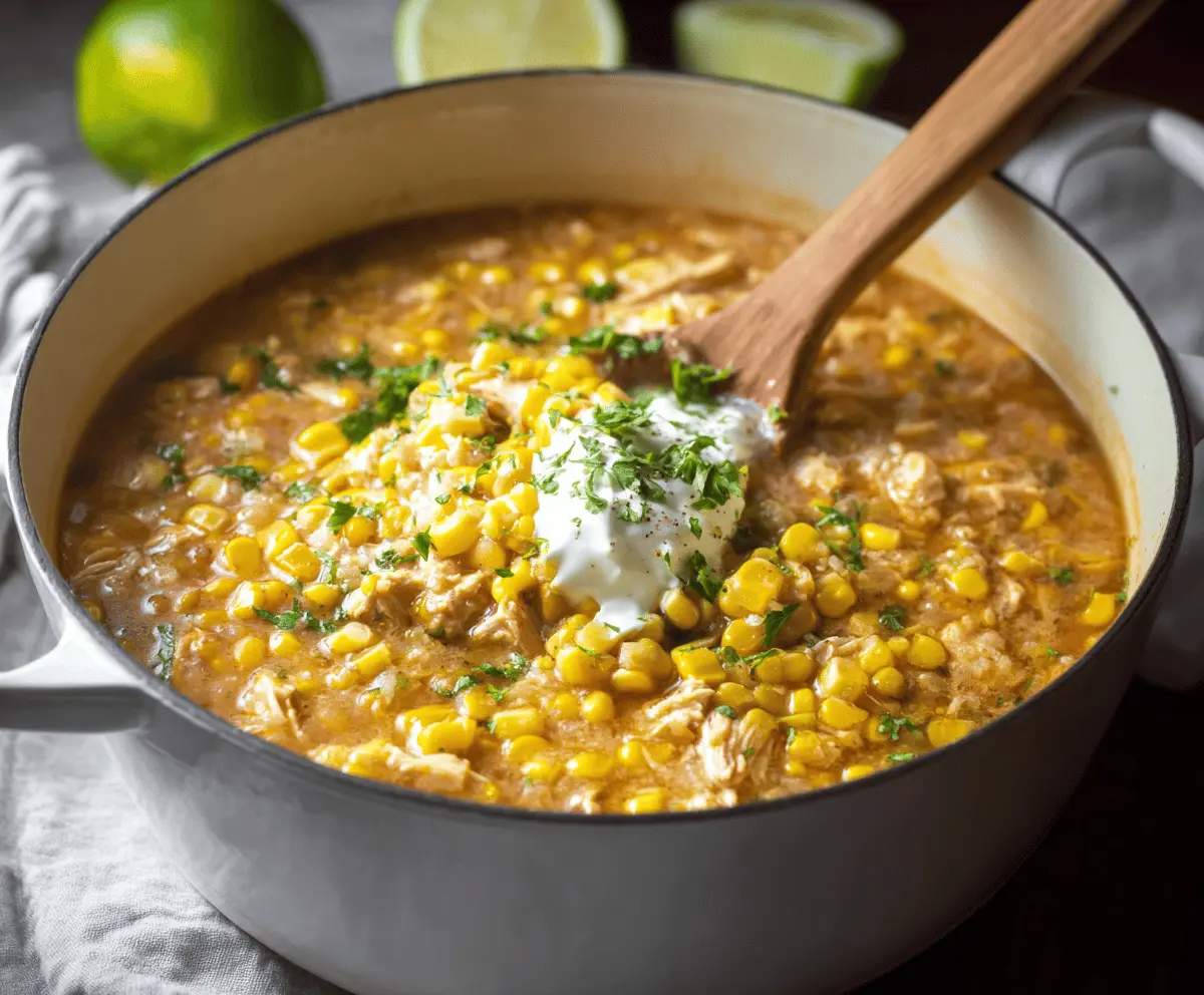 Street Corn Chicken Chili