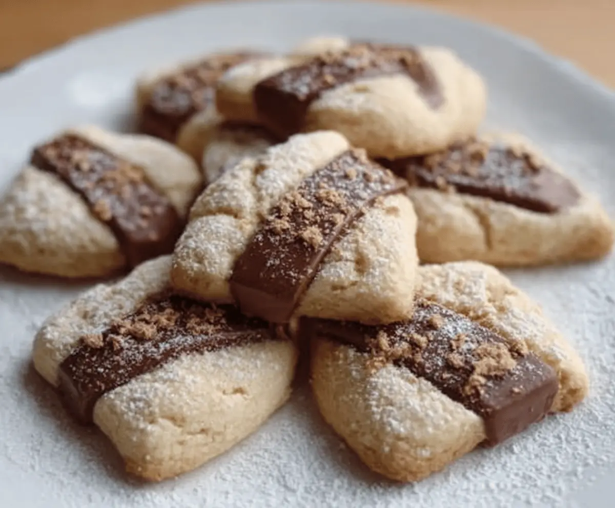 Toblerone Shortbread Cookies