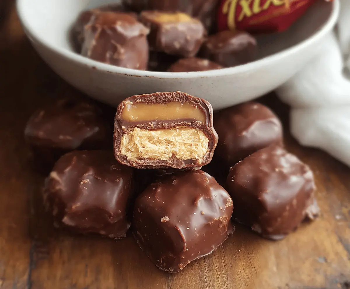Twix Candy Bar Bites