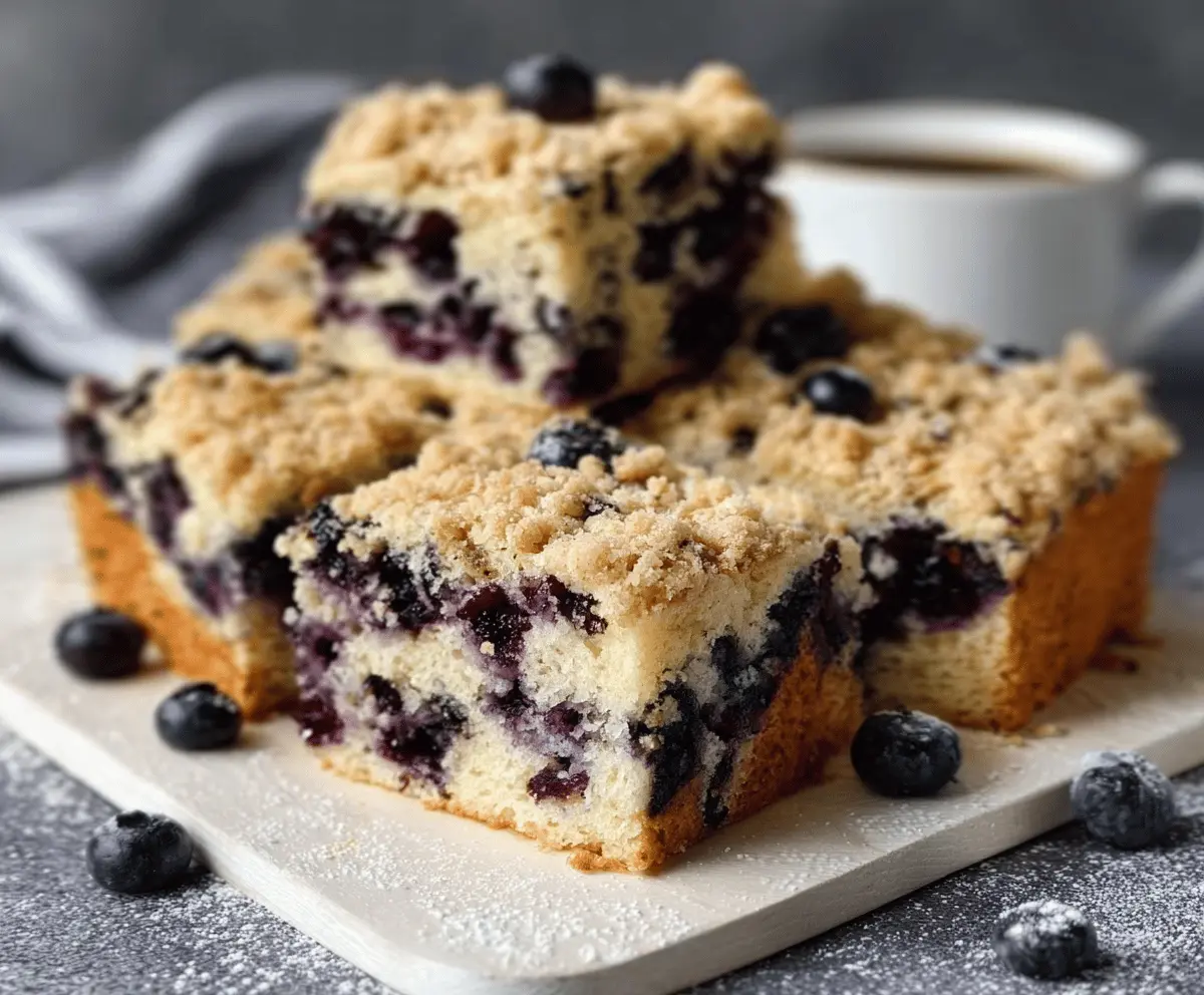 Blueberry Streusel Coffee Cake