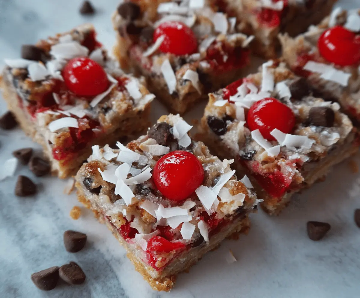 Cherry Magic Cookie Bars