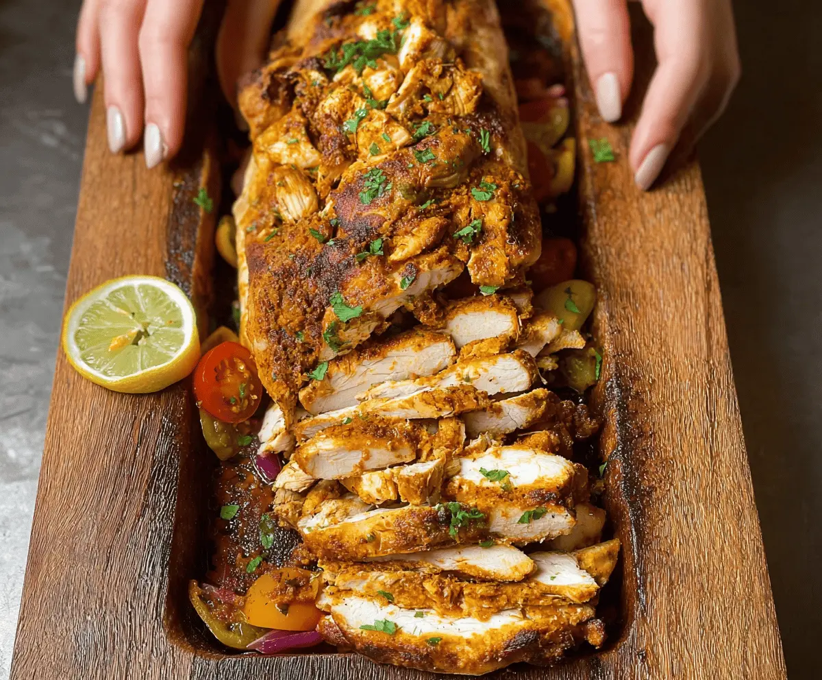 Chicken Shawarma in a Loaf Pan