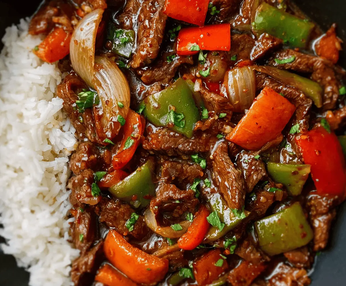 Chinese Pepper Steak Recipe