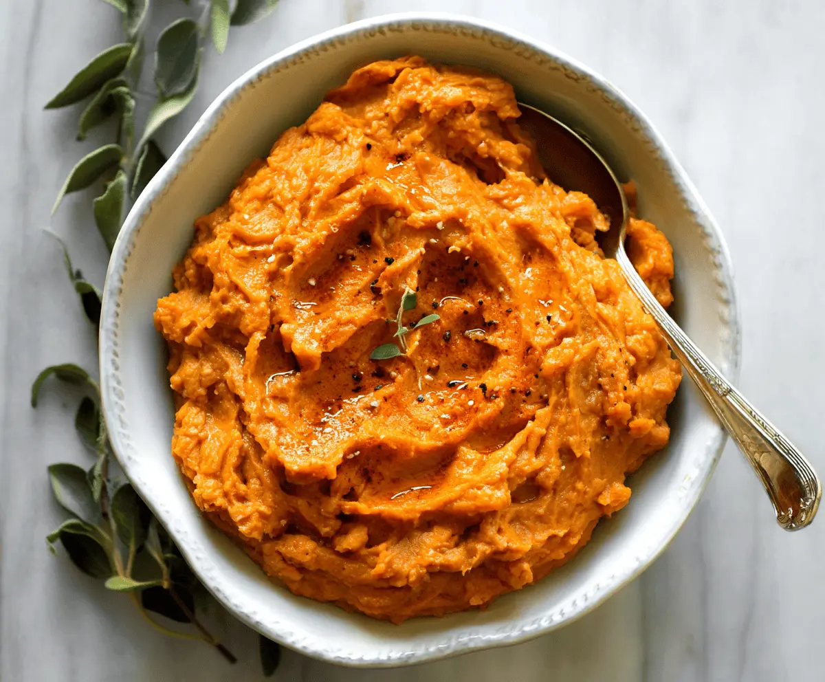 Chipotle Mashed Sweet Potatoes Recipe