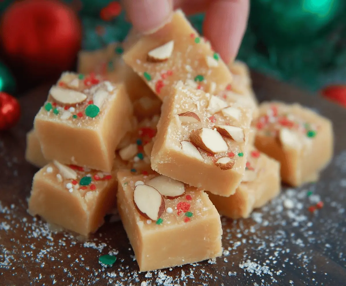 Christmas Fudge (Almond Fudge Recipe)