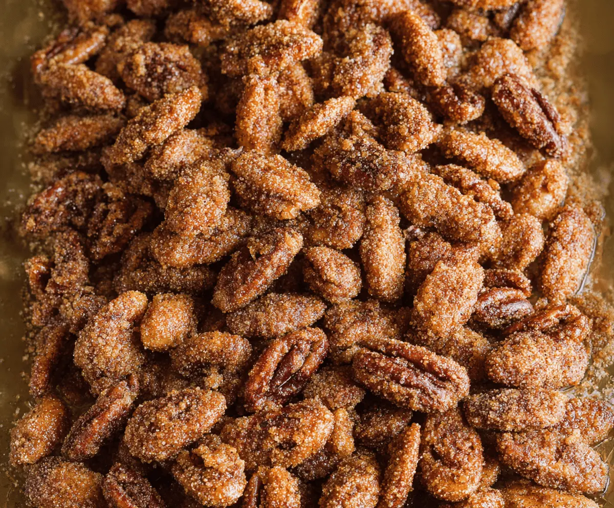 Cinnamon Sugar Candied Nuts