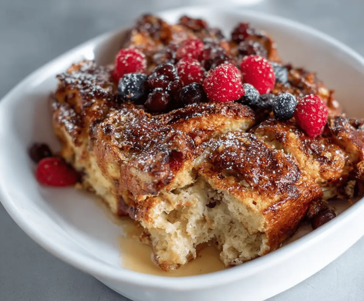 Croissant French Toast Bake