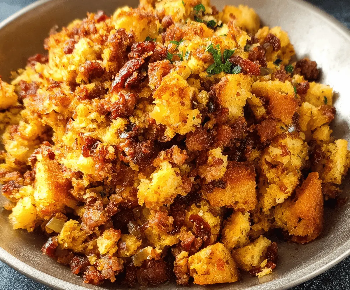 Easy Chorizo Stuffing