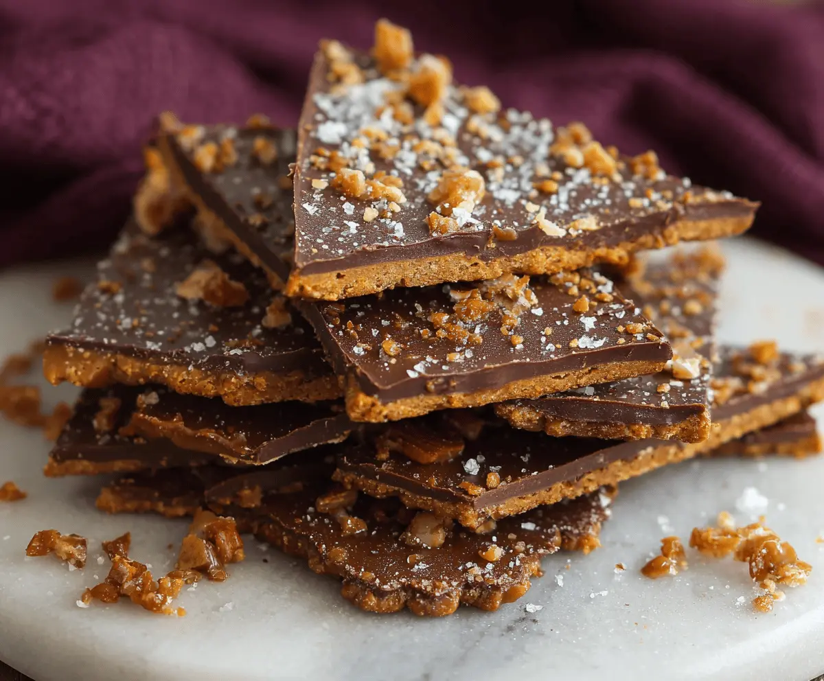 Graham Cracker Toffee