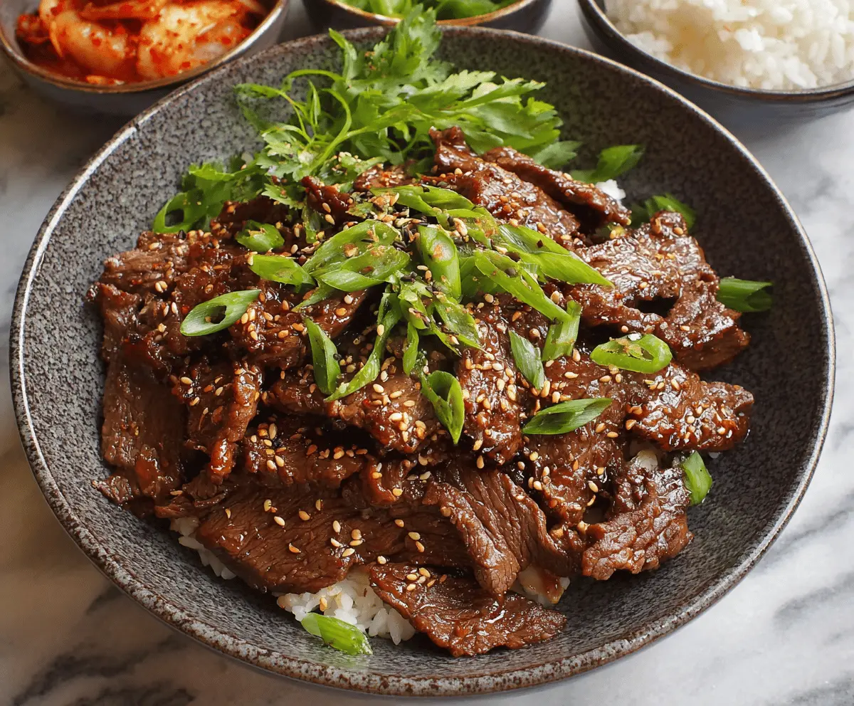 Korean Beef Bulgogi