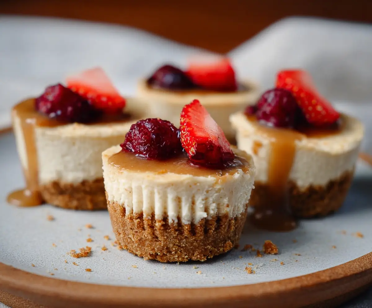 Mini Vegan Cheesecakes (Baked)