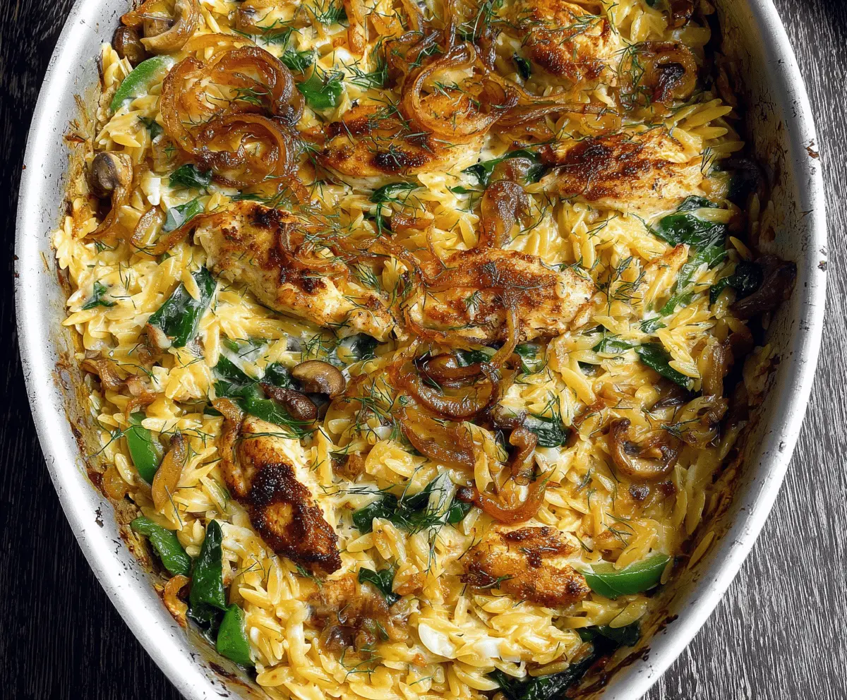 Monterey Chicken One-Pan Orzo