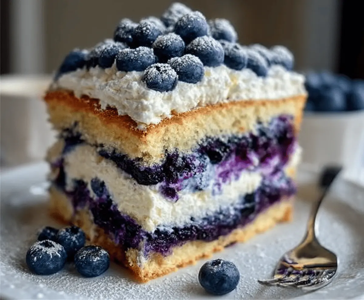 Nova Scotia Blueberry Cream Cake